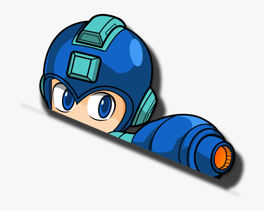 Transparent Megaman Helmet Png - Cartoon, Png Download, Free Download