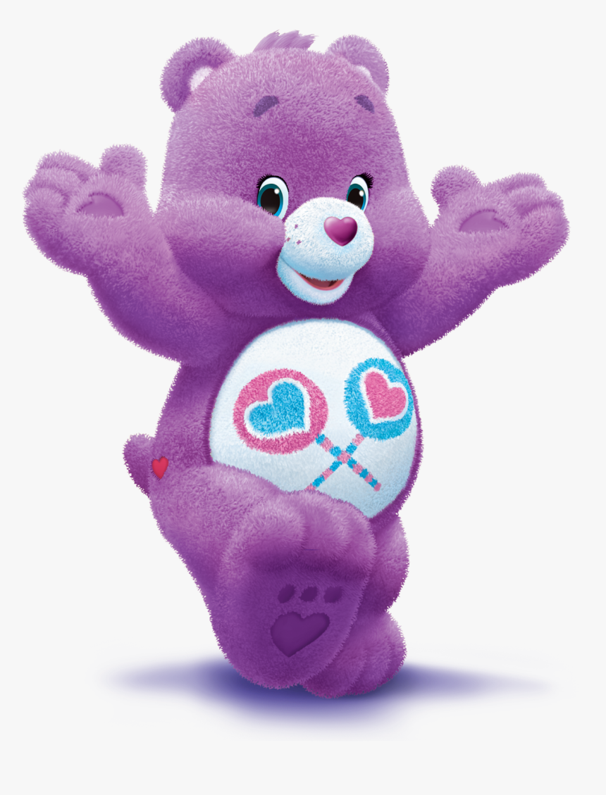Purple Care Bear Transparent, HD Png Download, Free Download