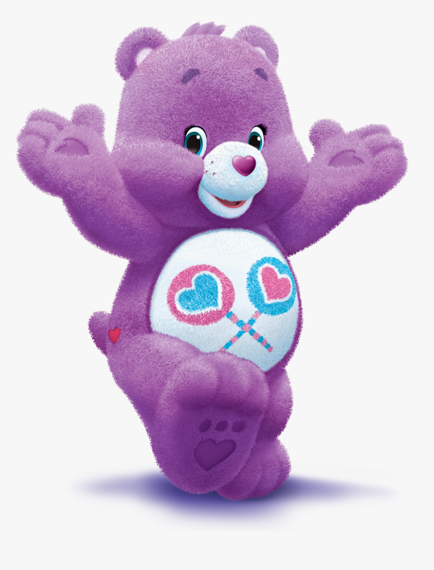 care bear purple rainbow