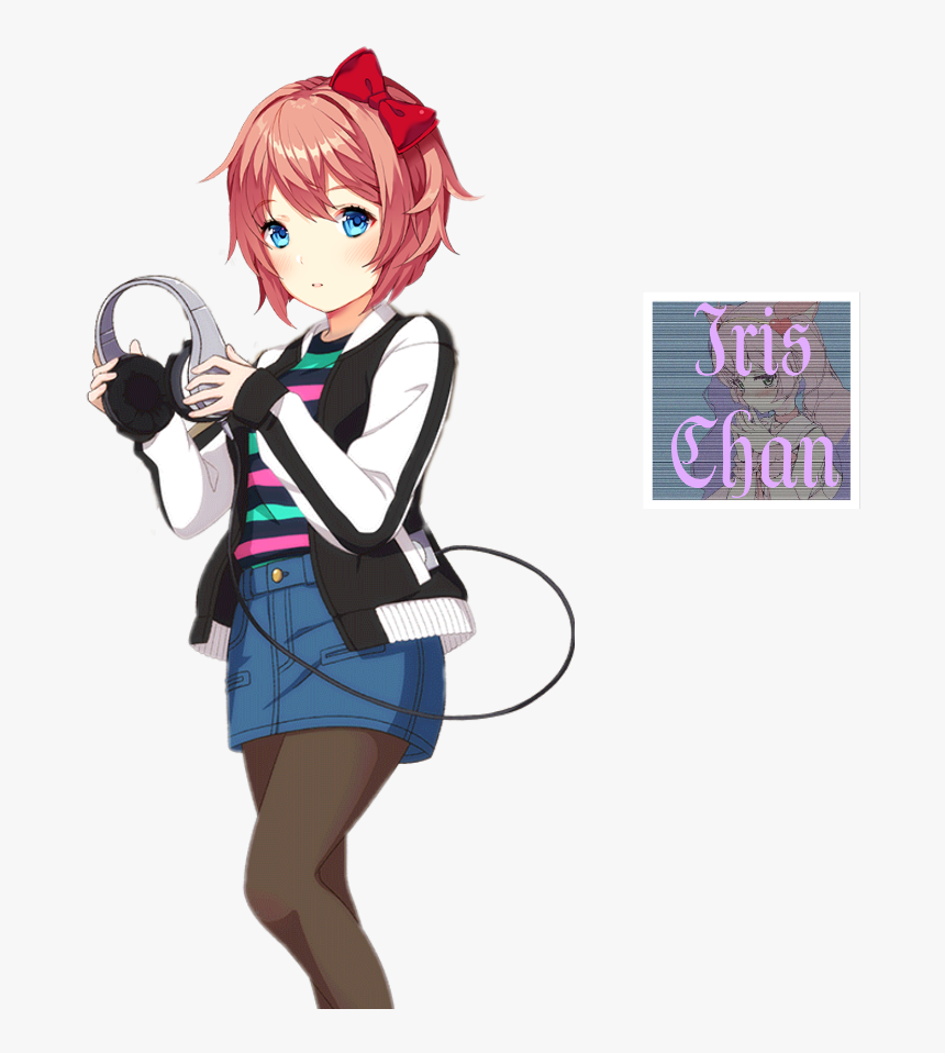 Ddlc Sayori Dokidoki Sprayt Png - Sayori Png, Transparent Png, Free Download