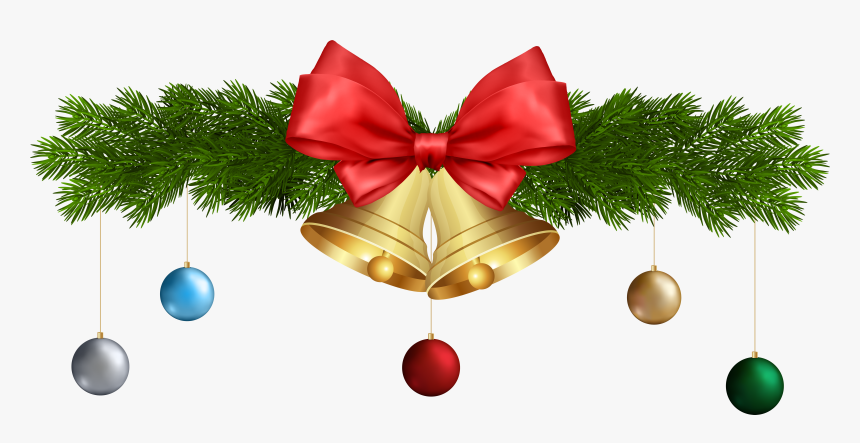 Bells Clipart Ornament - Christmas Decor Png Transparent, Png Download, Free Download