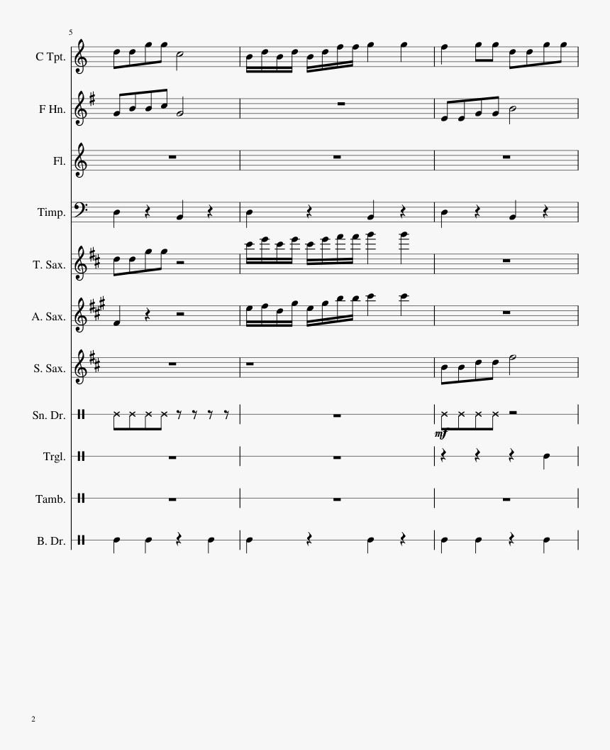 Middle Child Piano Sheet Music, HD Png Download, Free Download