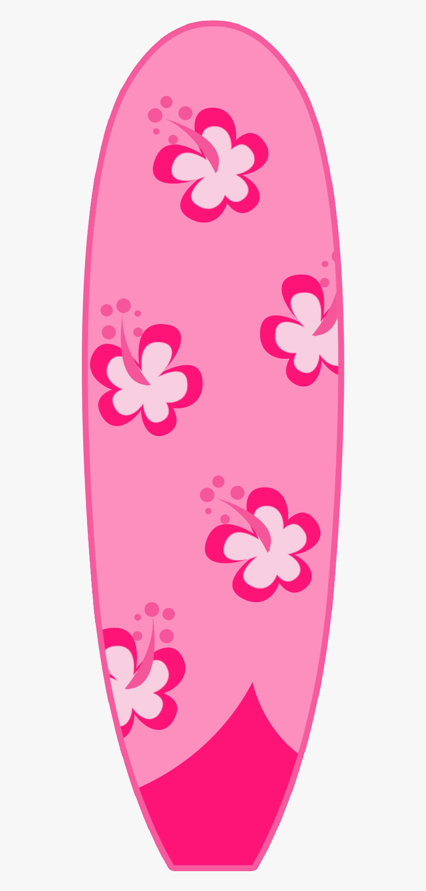 Surfboard Clipart Pink, HD Png Download, Free Download