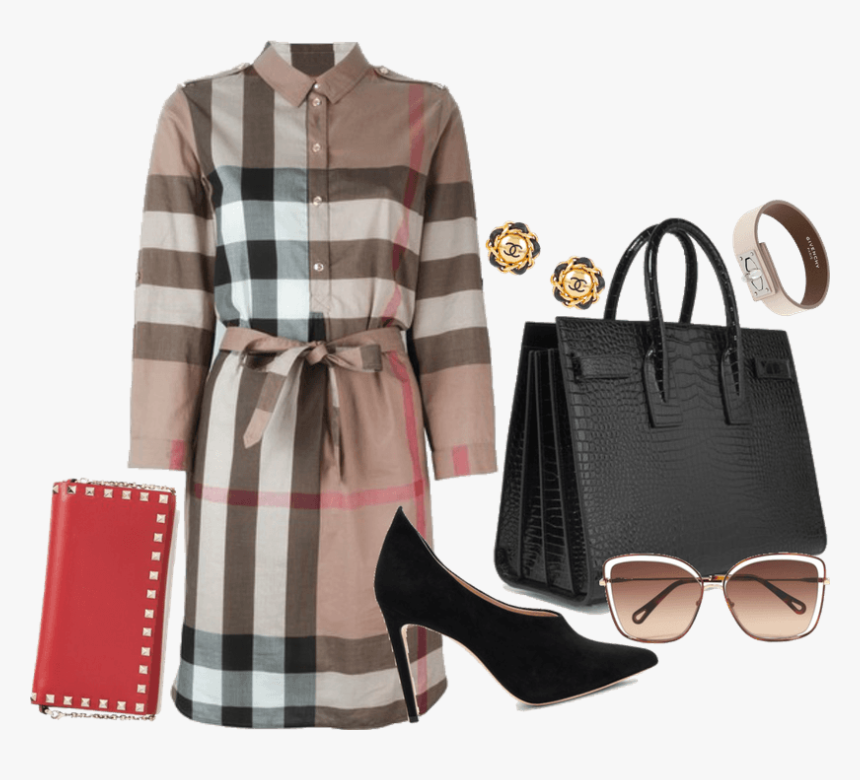 Burberry Work Style - Robe Longue Burberry Femme, HD Png Download, Free Download