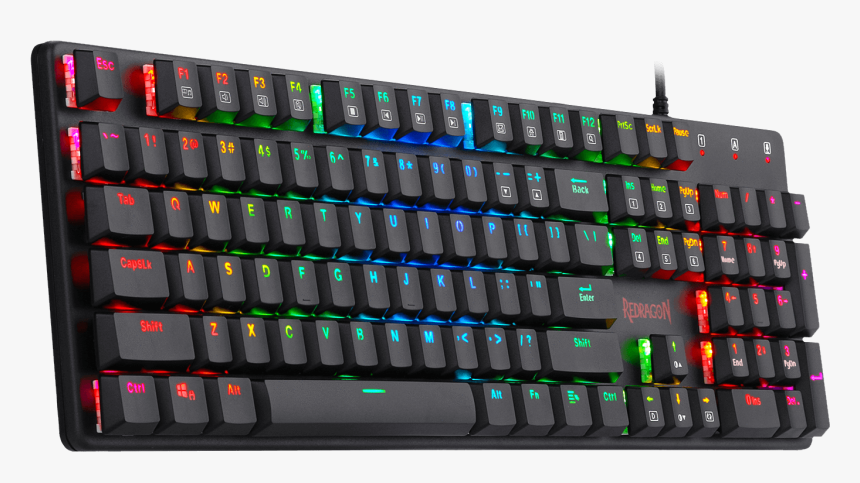 Redragon K589 Shrapnel Keyboard - Redragon K576r Daksa Mechanical Gaming Keyboard, HD Png Download, Free Download