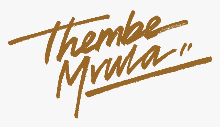 Thembe Mvula - Calligraphy, HD Png Download, Free Download