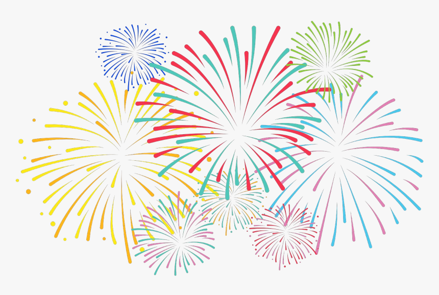 Clip Art Portable Network Graphics Transparency Vector - Transparent Background Fireworks Clipart, HD Png Download, Free Download