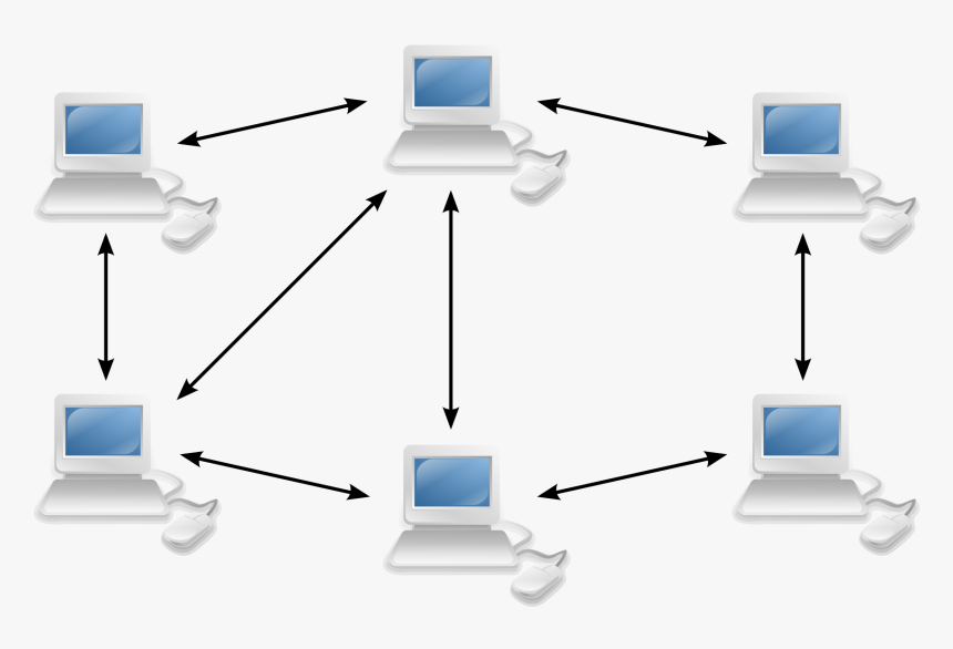 Peer To Peer Network Transparent, HD Png Download, Free Download