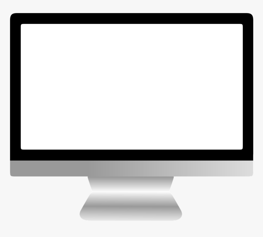 Desktop Computer Network Free Picture - Computer Screen Mockup Png, Transparent Png, Free Download