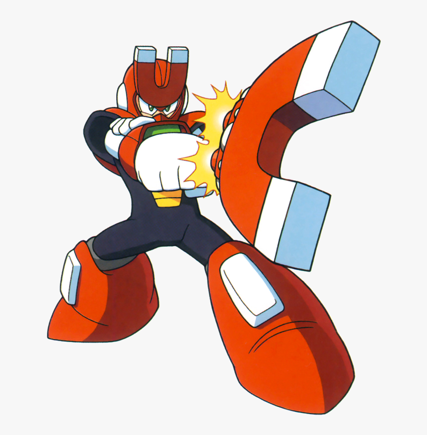 Mega Man Magnet Man, HD Png Download, Free Download