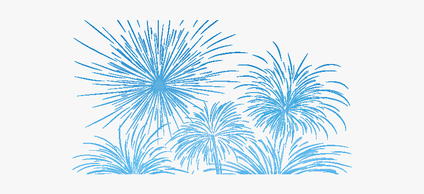 Fireworks Png - Blue Fireworks No Background, Transparent Png, Free Download