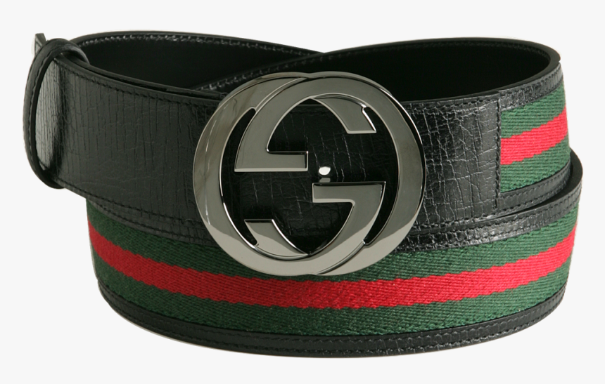 Gucci Belt Png - Gucci Belt With Stripes, Transparent Png, Free Download