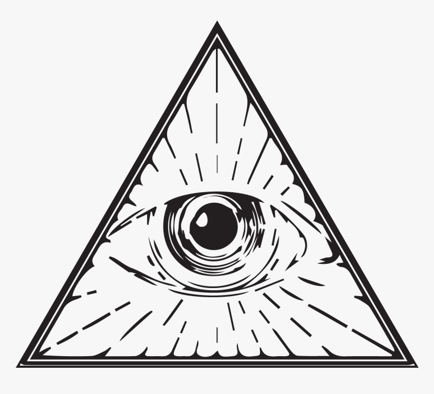 Eye Of Providence Illuminati Drawing Clip Art - Eye Of Providence Png, Transparent Png, Free Download