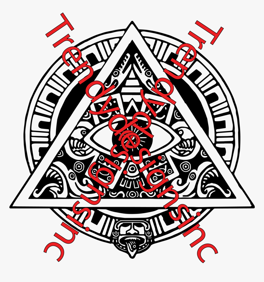 Transparent Triangle Eye Png - Tatuajes Mayas, Png Download, Free Download