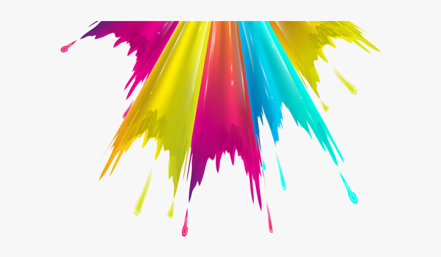 Colorful Pull Down Color - Color Splash Png Transparent, Png Download, Free Download