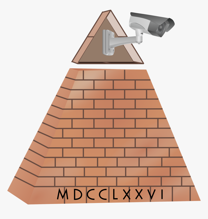 All Seeing Eye Camera Pyramid Clip Arts - Brickwork, HD Png Download, Free Download