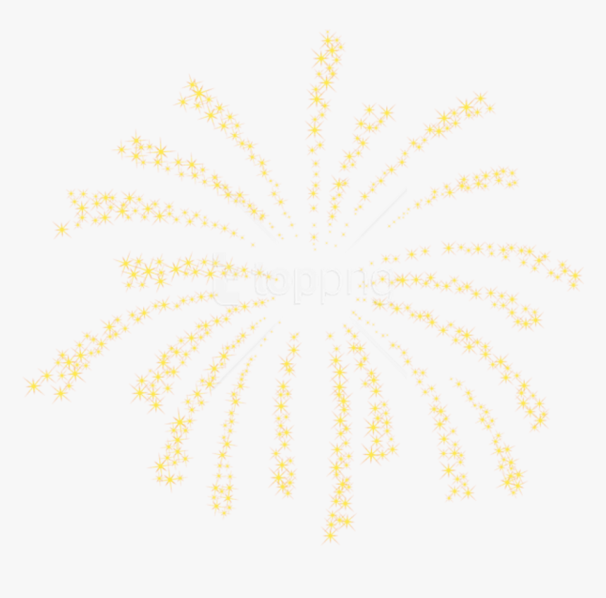 Yellow Cliparts Transparent Red Gold Firework - Pattern, HD Png Download, Free Download