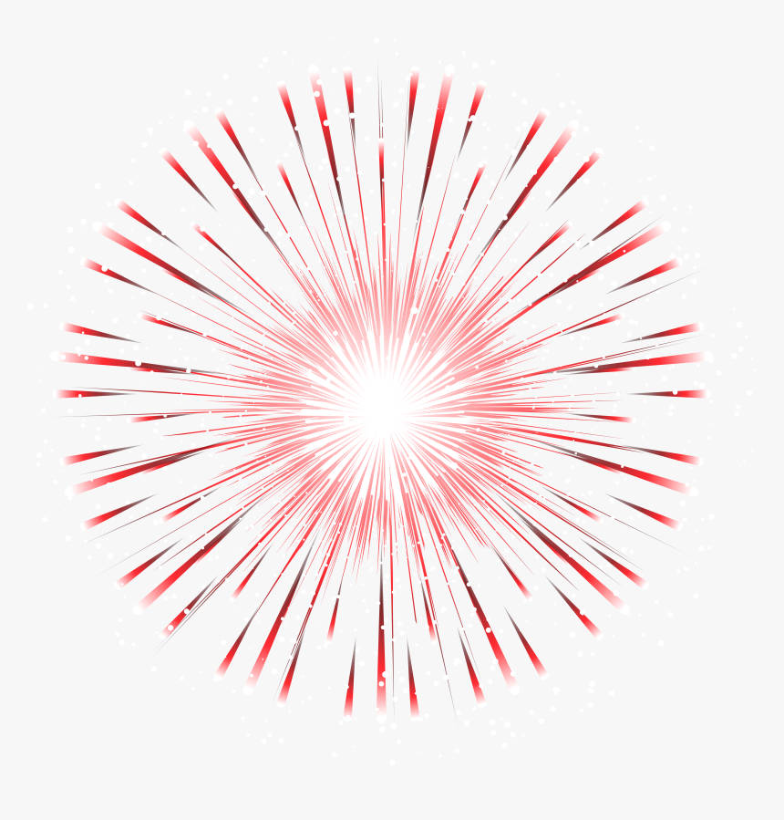 Red Firework Transparent Png Clip Art Image - Red Fireworks Transparent Background, Png Download, Free Download