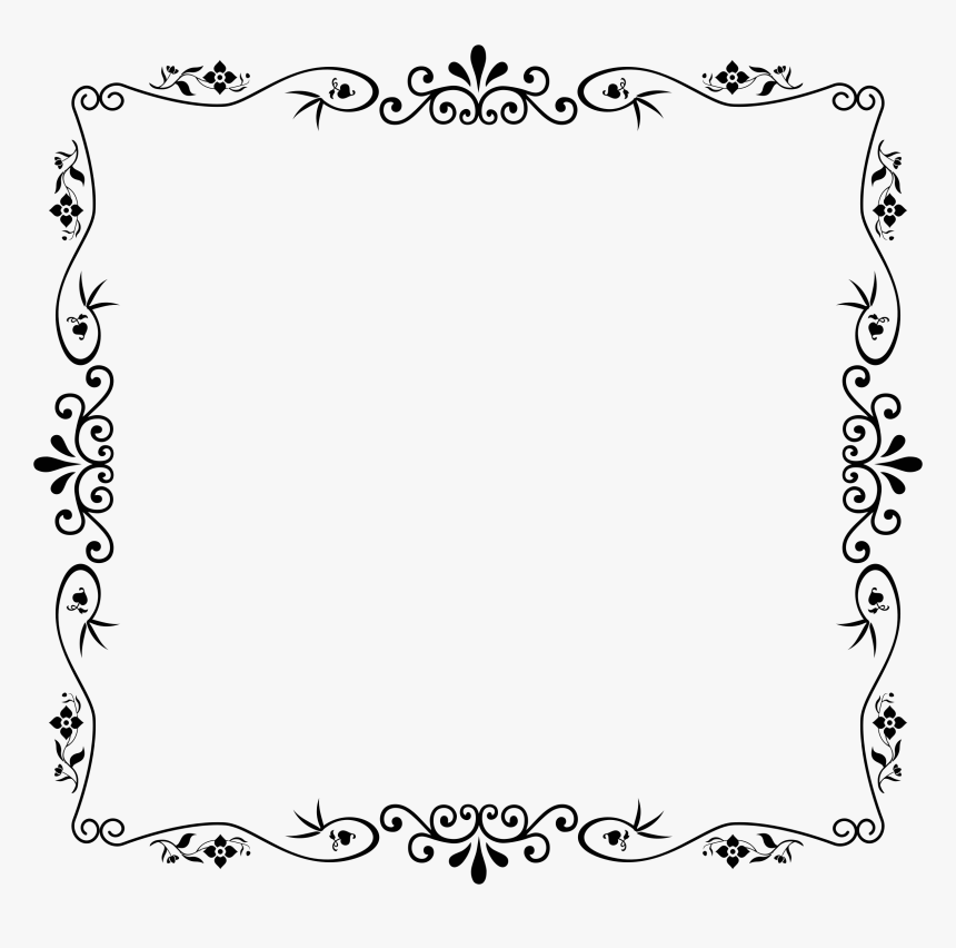 Decorative Vintage Clipart - Decorative Vintage Style Frame, HD Png Download, Free Download