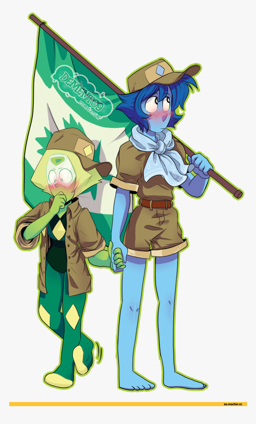 Transparent Peridot Crazed - Steven Universe Lapis And Peridot In The Bon, HD Png Download, Free Download