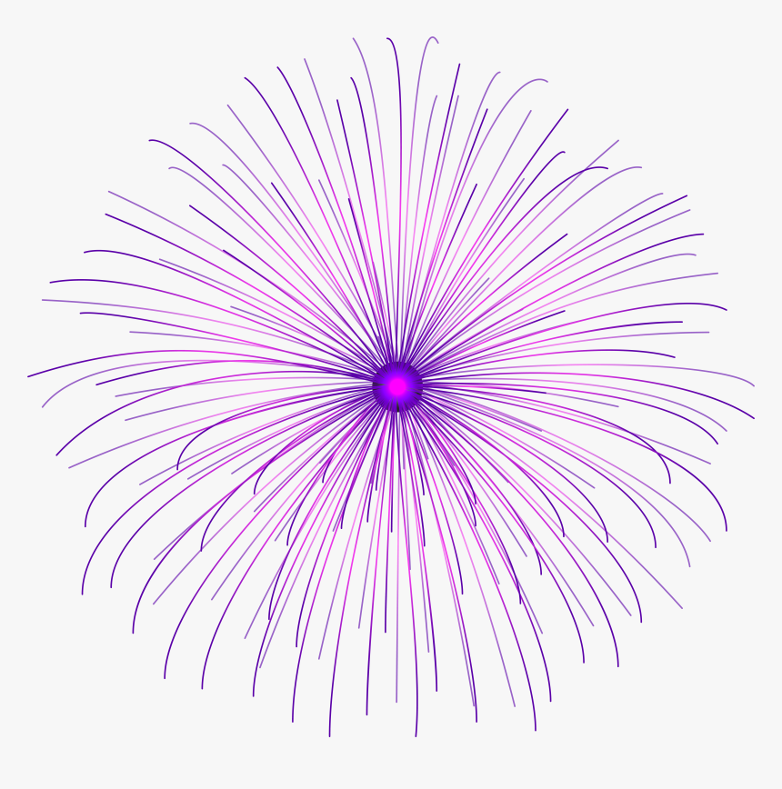 Fireworks Vector Purple , Png Download, Transparent Png, Free Download