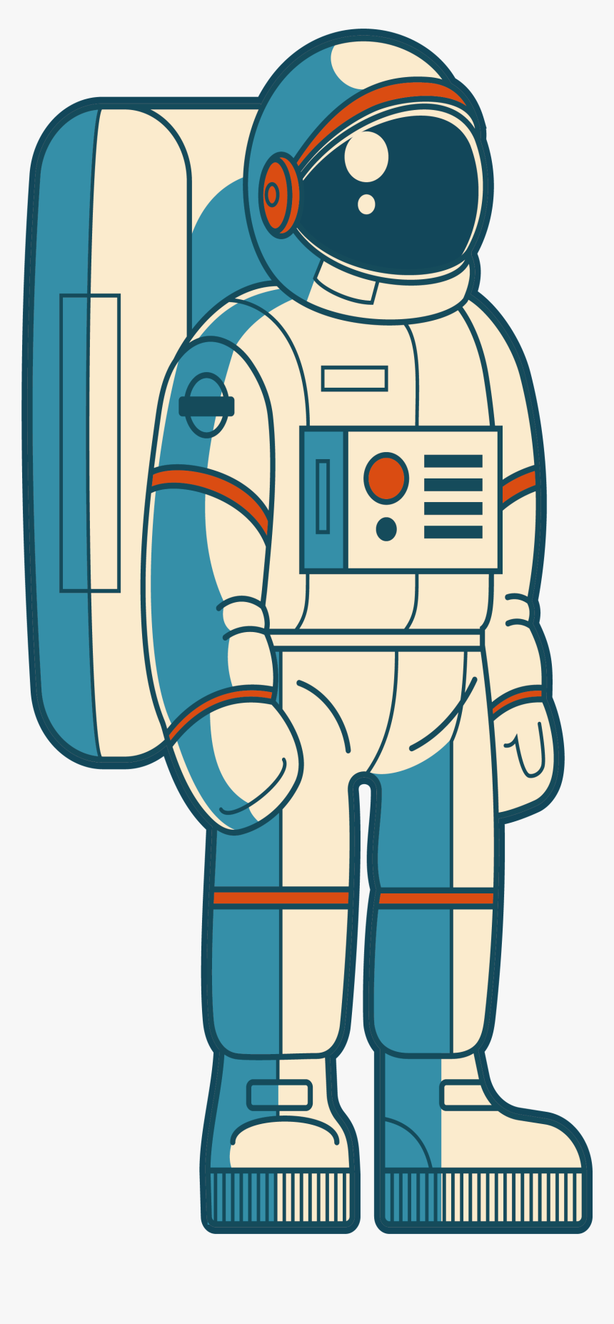 Clipart Astronaut In Space Awesome Graphic Library - Clipart Astronauts, HD Png Download, Free Download