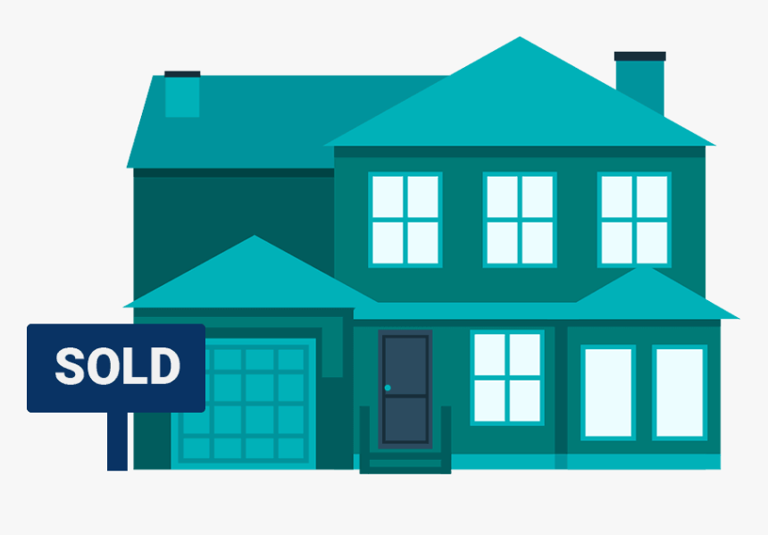 Sold House Icon - Clip Art House Sold, HD Png Download, Free Download