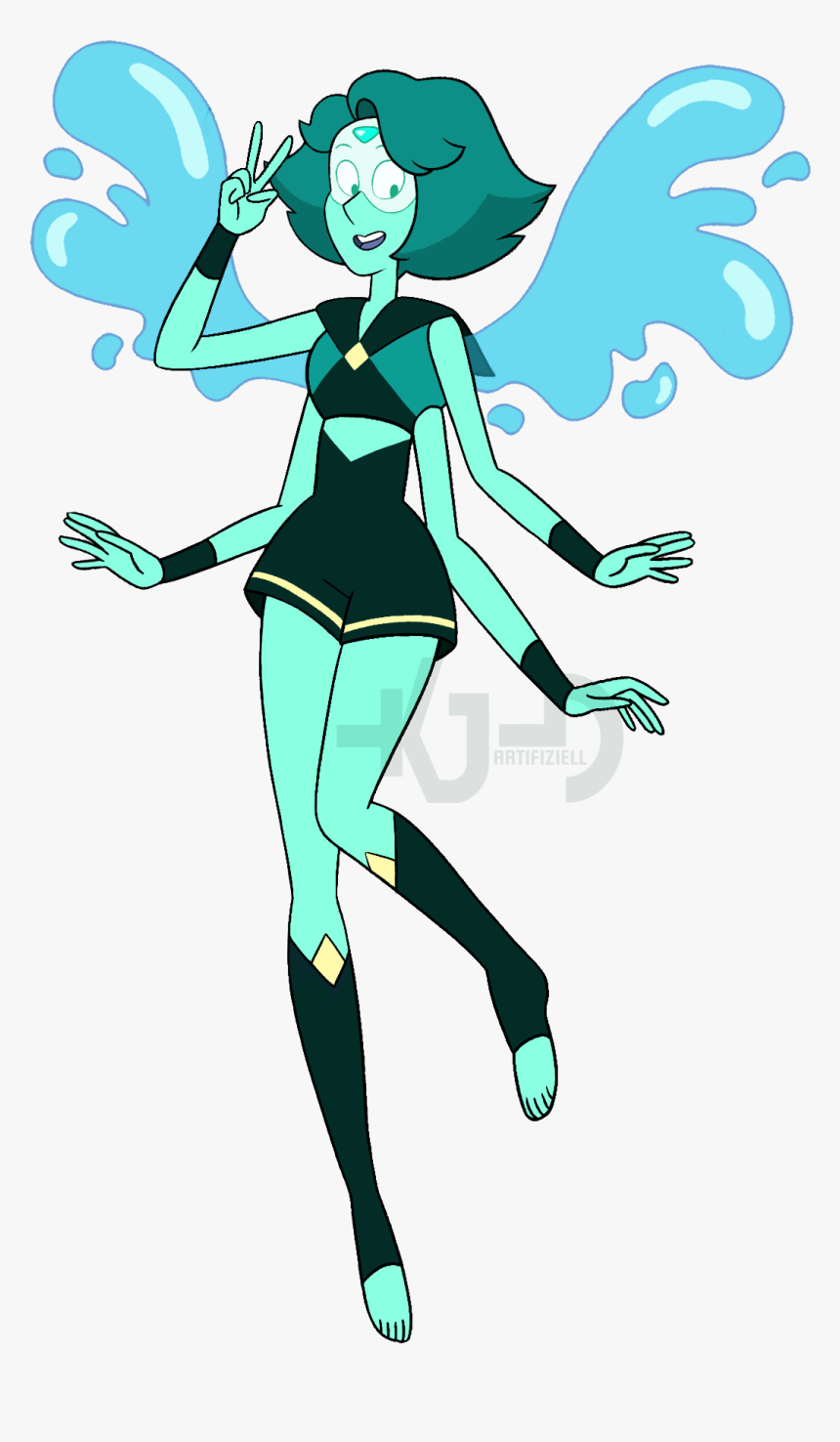 Turquoise Lapis And Peridot Fusion, HD Png Download, Free Download