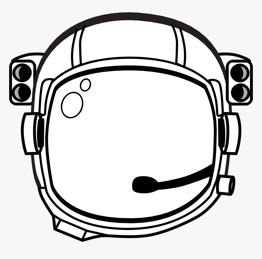 Astronaut"s Helmet Clip Arts - Astronaut Helmet Clipart, HD Png Download, Free Download