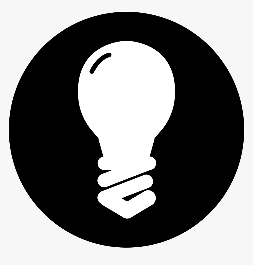Light Bulb Icon Clip Arts - White Light Bulb Clipart, HD Png Download, Free Download