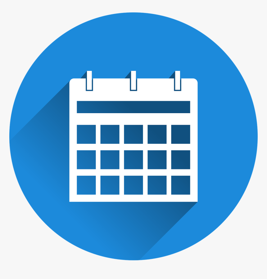 Transparent Booking Icon Png - Calendar Icon Png Blue, Png Download, Free Download