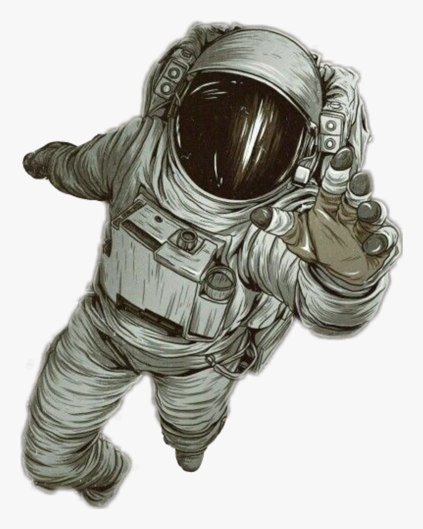 #astronaut #space #gravity #spaceman - Astronaut In Space Drawing, HD Png Download, Free Download