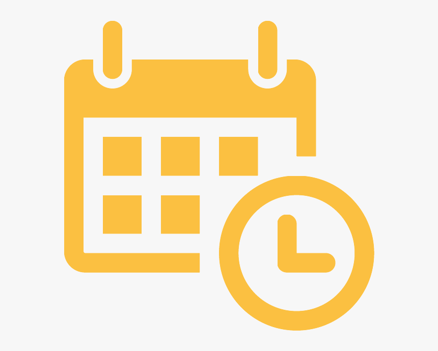 Transparent Convenient Clipart - Calendar And Clock Icon, HD Png Download, Free Download