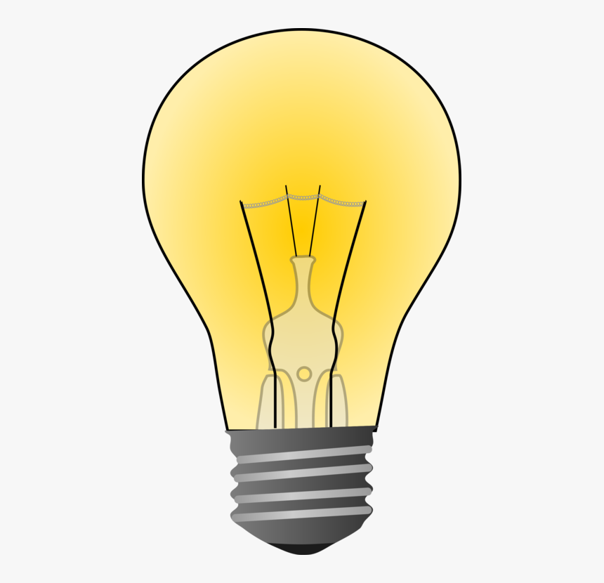 Incandescent Light Bulb Clipart, HD Png Download, Free Download