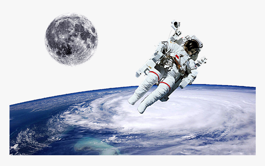 Astronaut Png Download Image - Astronaut In Space Png, Transparent Png, Free Download