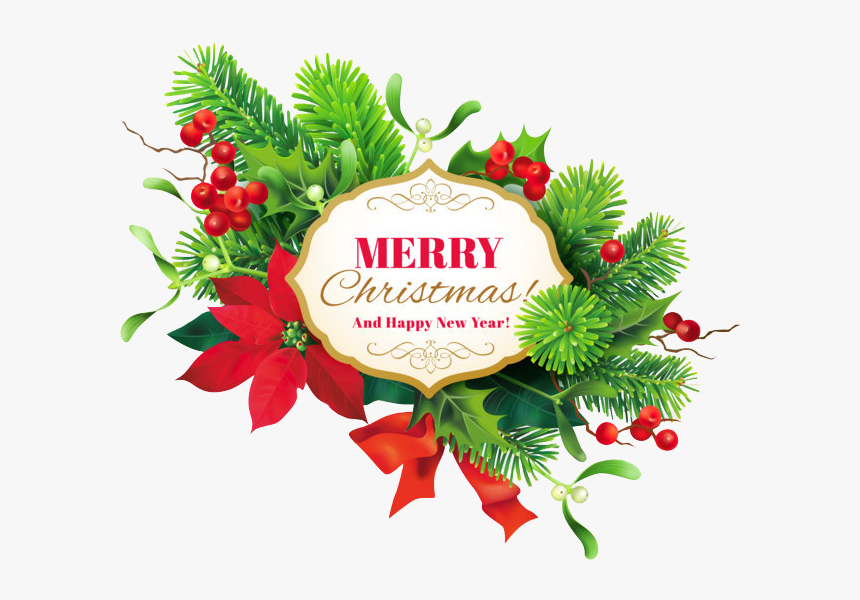 Merry Christmas Png Photo Background - Merry Christmas And Happy New Year Png, Transparent Png, Free Download