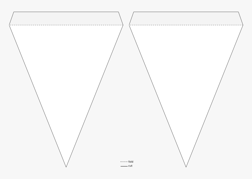 Transparent Triangle Clipart - Black Triangle Banner Template, HD Png Download, Free Download