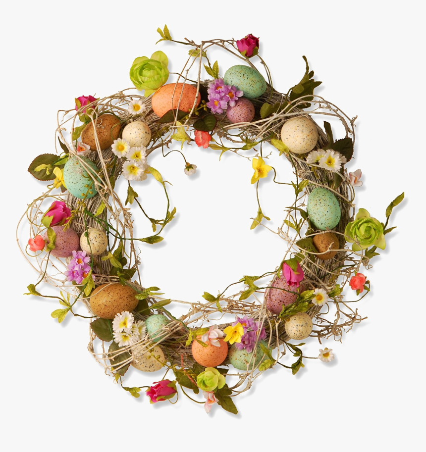 Easter Wreath Png Image - Easter Wreath, Transparent Png, Free Download