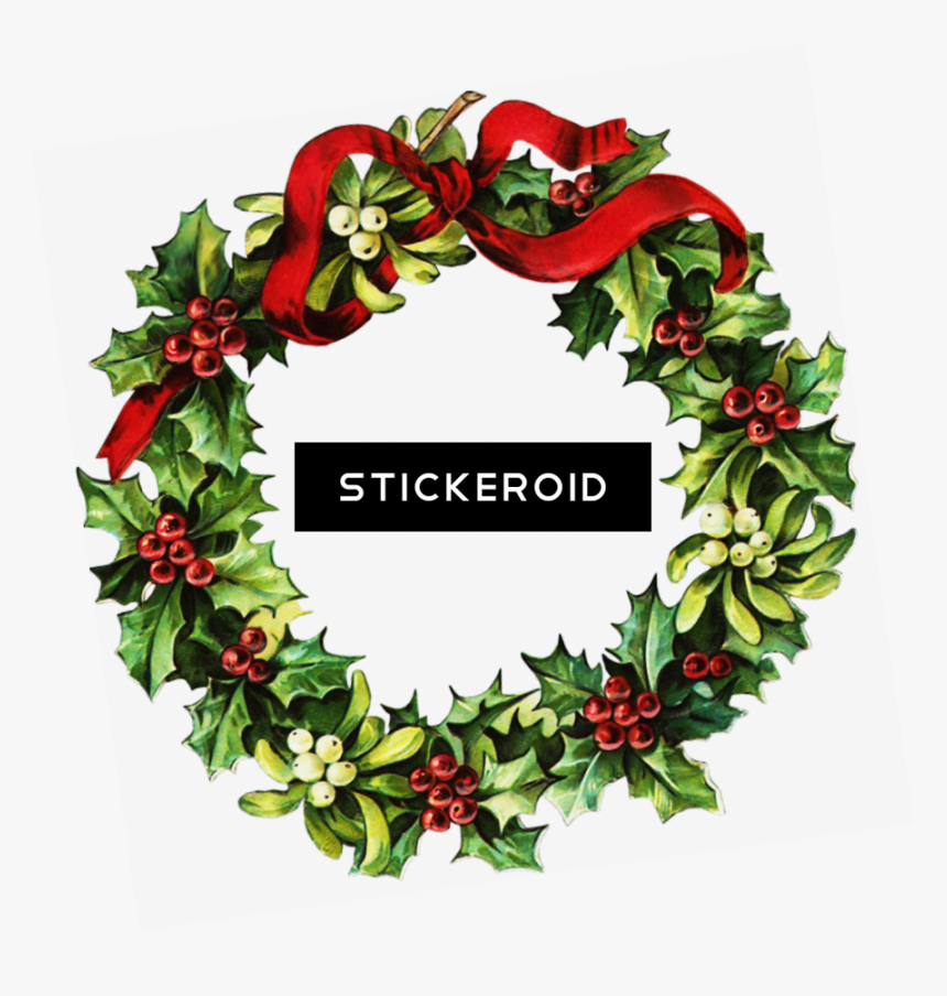 Christmas Wreath - Christmas Wallpaper Tumblr Iphone 6, HD Png Download, Free Download