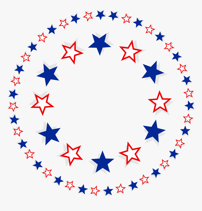 Circle Stars Png - Circle With Star Border, Transparent Png, Free Download