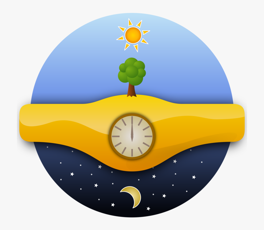 Clock,yellow,circle - Day Clipart, HD Png Download, Free Download