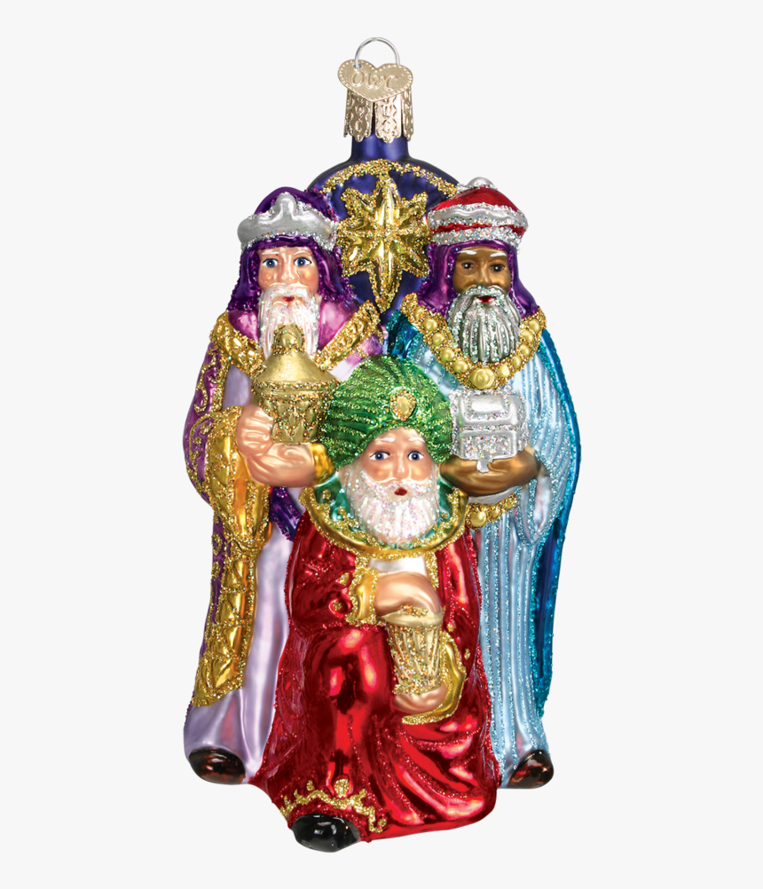 Three Wise Men Ornament Old World Christmas On Its-ornamental - Old World Christmas, HD Png Download, Free Download