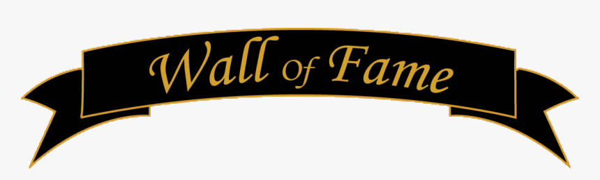 Black And Gold Banner Png , Png Download - Wall Of Fame Banner, Transparent Png, Free Download