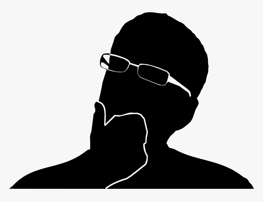 Thinker Silhouette, HD Png Download, Free Download