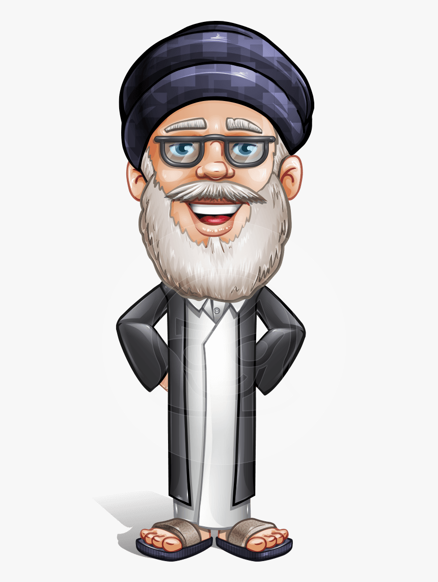 Wise Man Png Clipart - Cartoon Man With Beard, Transparent Png, Free Download