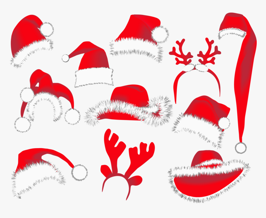 Png Santa Hat - Santa Hat Vector, Transparent Png, Free Download