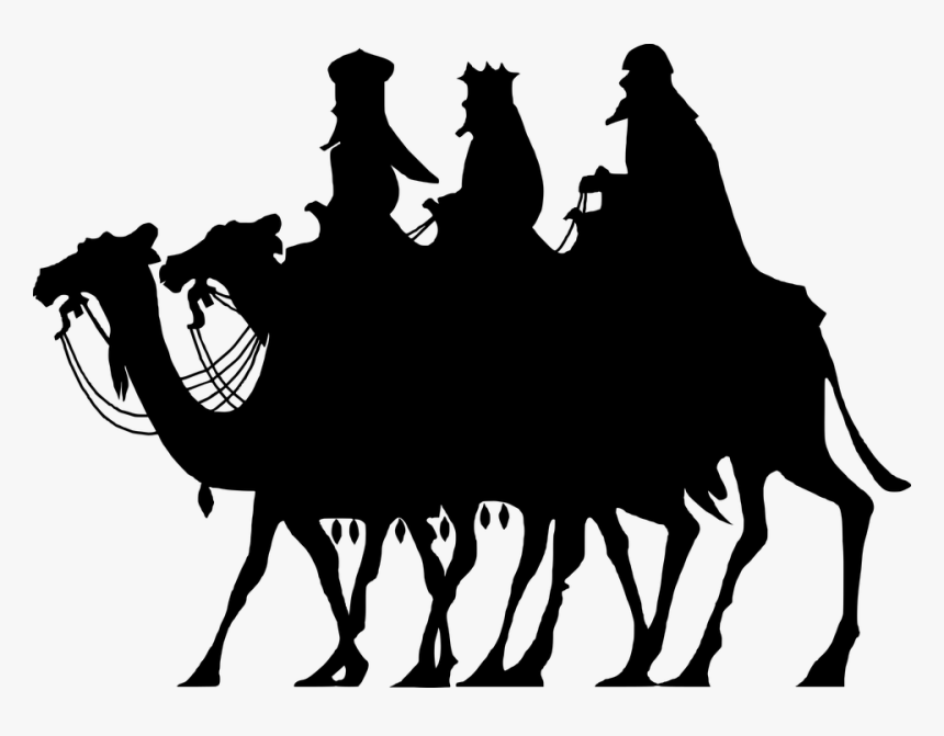 Three Wise Men, Silhouette, Christ, Birth, Christmas - Wise Men, HD Png Download, Free Download