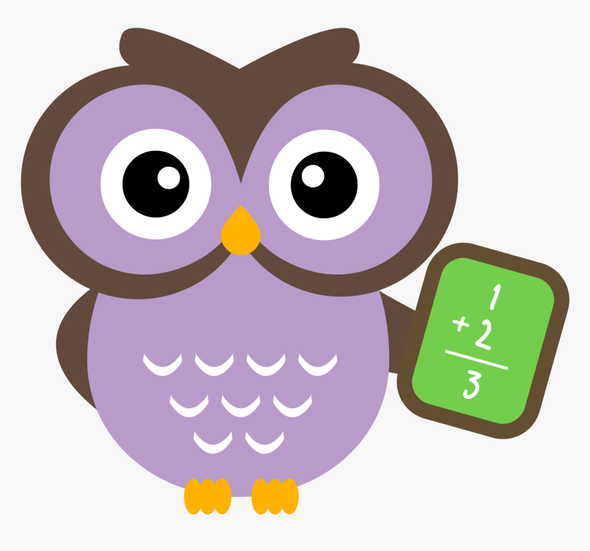 Owls Clipart Kid - Owl Math Clipart, HD Png Download, Free Download