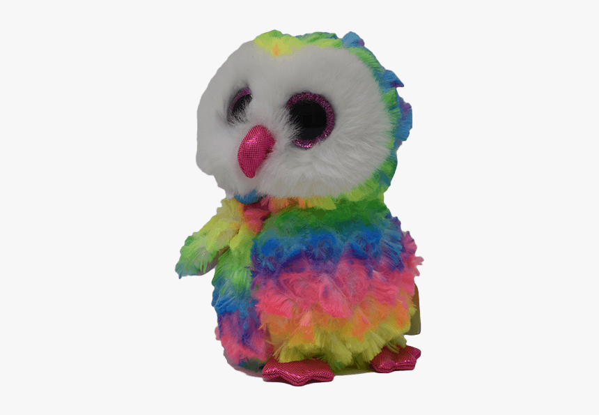 Beanie Owls Owen Rainbow - Owl Ty Png, Transparent Png, Free Download