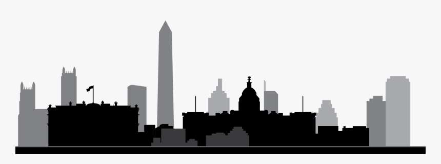 Transparent Skyline Silhouette Png - Dc Skyline Silhouette Png, Png Download, Free Download